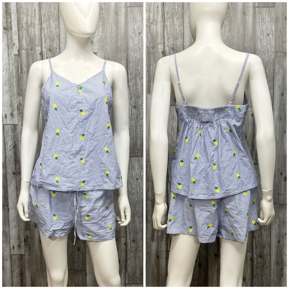⭐️Tabitha Webb 2-Piece Pineapple Pajama Set [1745] - Picture 1 of 11